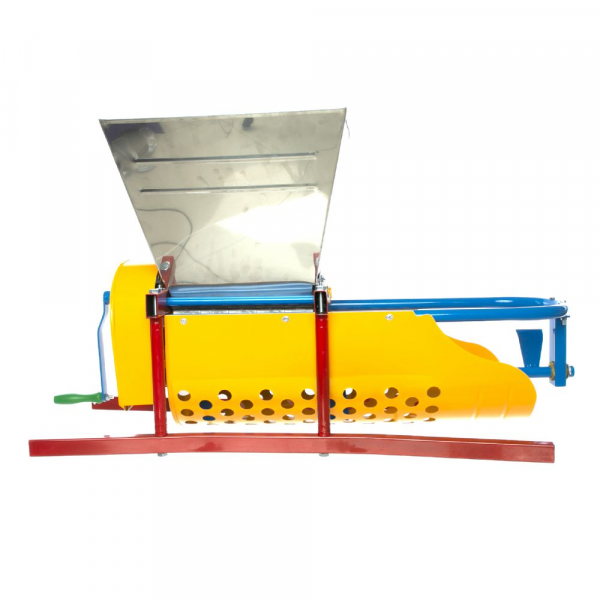 Zdrobitor si Desciorchinator manual Micul Fermier, cuva de INOX, productie 300 KG/H, GF-1437 [16]