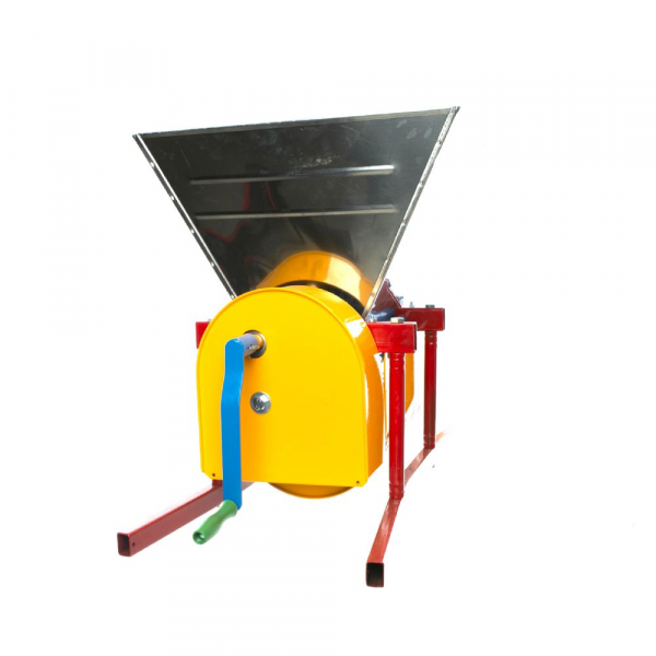 Zdrobitor si Desciorchinator manual Micul Fermier, cuva de INOX, productie 300 KG/H, GF-1437 [11]