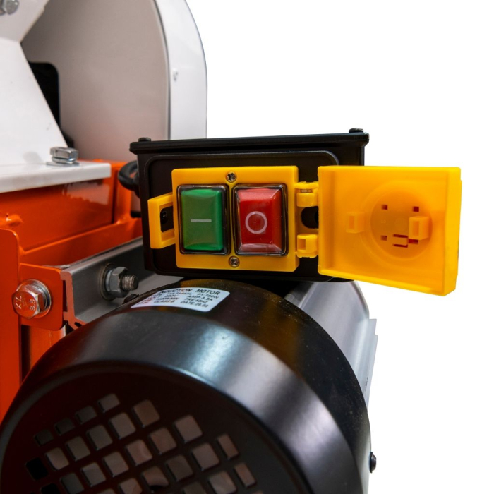 Zdrobitor struguri electric cu desciorchinare RURIS HT200, 750W, capacitate 75L, 1600-1800 kg/h, role aluminiu, cuvă tablă vopsită, motor cupru 1400 rpm, ideal pentru gospodării și producție de vin [5]