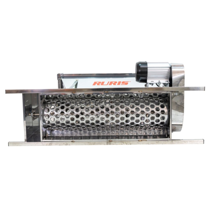 Zdrobitor struguri electric RURIS HT300, 750W, capacitate 75L, 1600-1800 kg/h, role aluminiu, cuvă inox, motor cupru 1400 rpm [2]