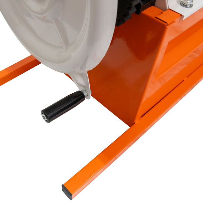 Zdrobitor struguri RURIS HT100, capacitate 57L, 800-1000 kg/h, role aluminiu, cuvă tablă vopsită, acționare manuală [8]