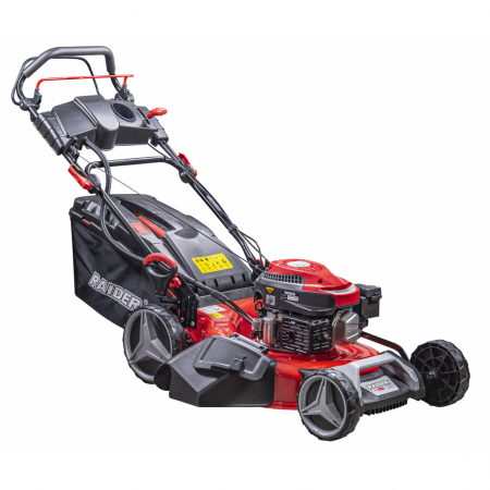 GRADINA - R20 Masina de tuns iarba pe benzina, autopropulsata cu pornire electrica 173cc 3.7kw (5cp) 53cm 21 70L 5in1 2500m2 RDP-GLM11 SOLO", fara acumulator si incarcator incluse