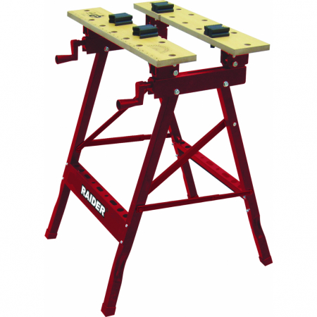 Fierastraie electrice - Banc de lucru reglabil 65x51cm H 80cm Raider