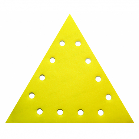 Accesorii pentru slefuire si lustruire - Set 5 bucati smirghel VELCRO triunghiular 285mm grit 150