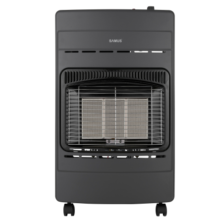 Pachet - Soba Samus RS424P pe GAZ-GPL, Aprindere piezoelectrica, Trei trepte de putere 4.2 kW, 40 mp + Butelie GPL General Max 26L [12]