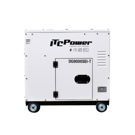 Generator Diesel Inverter Insonorizat, ITC Power DG9000SEi-T, Monofazat/Trifazat, 8.1 kVA / 6.5 kW, 230V/400V, Motor 11 CP, Pornire Electrica, AVR, Euro 5 [2]