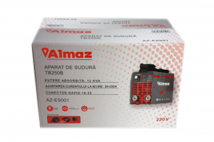 Invertor de sudura Almaz az-es001 180A, Electrod 1,6-4mm, accesorii incluse [10]