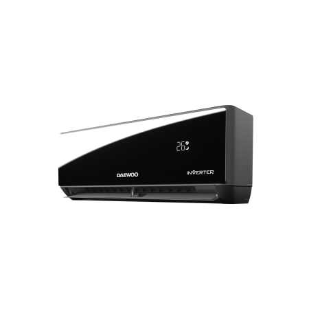 Aer conditionat Daewoo, 18000 Btu, Inverter, functie WI-FI, Clasa energetica A++, kit de instalare inclus (fara console), filtru cu ioni de Ag, Autocuratare, culoare Negru [1]