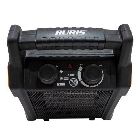 Aerotermă electrică VULCANO 300S, 3000W, 3 trepte putere, 220-240V, debit aer 322 mc/h, încălzire rapidă, compactă [4]