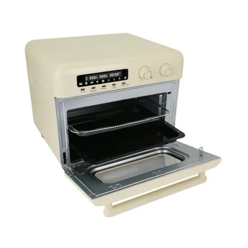 BUCATARIE - Airfryer și cuptor hibrid multifuncțional Ardes ARFRYA02W/CR, 30L, 2000W, 9 funcții, rotisor, deshidratare, coacere pâine, crem