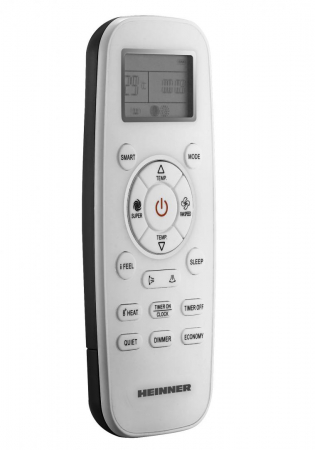 Aparat de aer conditionat HEINNER 12000 BTU, kit instalare inclus, clasa A++, functie Quiet, timer, auto restart, HAC-HS12KIT++, alb [1]