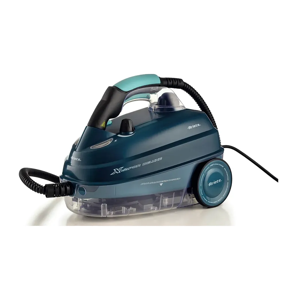 Aspiratoare uscat, umed si cenusa - Aparat de curățat cu abur Ariete XVapor Deluxe 4146, 1500 W, 1.6 L, 5 bari, multi-suprafețe, albastru