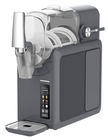 Storcatoare de fructe - Aparat de facut granita 6 in 1 Heinner FreezeFun HSLM-DW26DGREY, 220 W, Capacitate totala: 2.6 l, Capacitate ingrediente: 1.9 l, Ecran LED si control tactil, 6 functii: slushie, bere, vin, mix bauturi