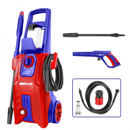 Aparate de spalat cu presiune - Aparat de Spălat cu Presiune EMTOP EHPW2001, 2000W, 150 Bar, 6L/min, Furtun 5m