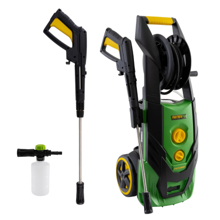 Aparate de spalat cu presiune - Aparat de spălat cu presiune cu motor inducție PARTNERPRO PSP-2800, putere 2800 W, presiune maxima 195 bar, debit maxim 7.8 L/min