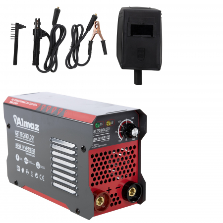 Aparate de sudura - Aparat de sudura invertor Almaz 250a az-es002, electrod 1,6-4mm accesorii incluse