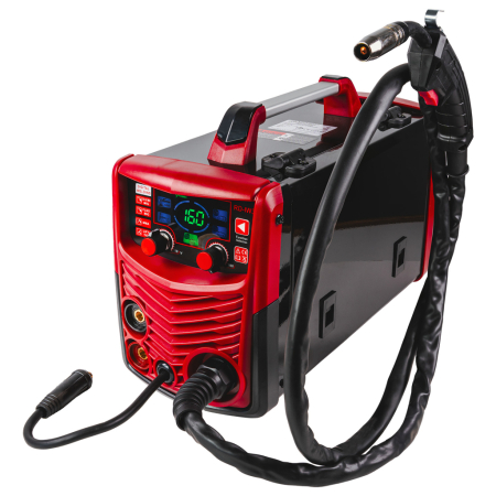 BRICOLAJ - Aparat de sudură invertor RDP RD-IW39, MIG/MAG + TIG + MMA, 160A, Display LCD, 230V, Protecție Suprasarcină