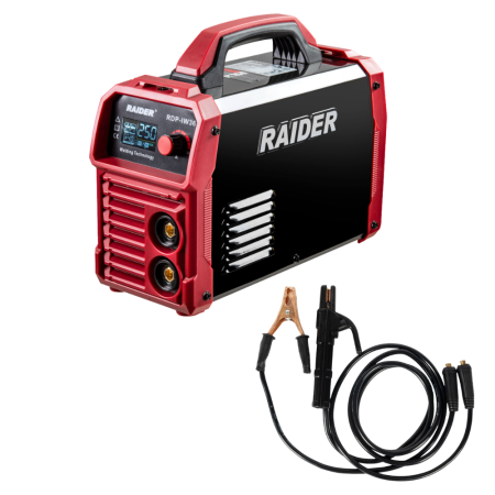 Aparate de sudura - Aparat de sudură invertor RDP RDP-IW34, 180A, MMA, Display LCD, HOT START, ARC FORCE, ANTI STICK, 230V