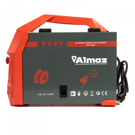 Aparat de sudura MIG-308, AlmazAZ-ES015, amperaj 308 A, cu electrozi pana la 4mm, sarma 1.2 mm [12]