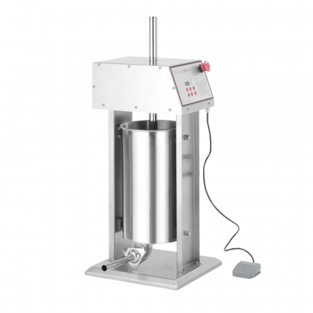 BUCATARIE - Aparat electric umplut cârnați, Hendi, 15 L, oțel inoxidabil, 230V/60W, 4 pâlnii incluse