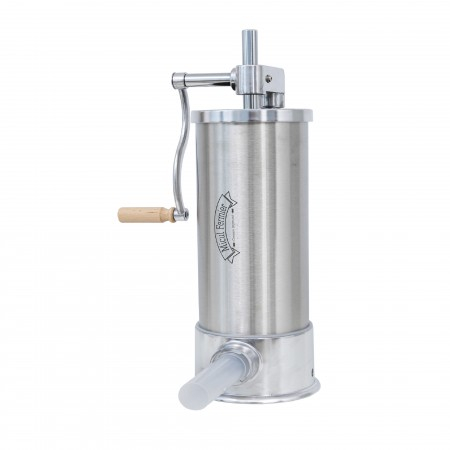 BUCATARIE - Aparat profesional pentru carnati 5,5 kg - Vertical din INOX cu 6 palnii incluse
