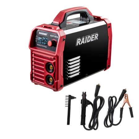Aparate de sudura - Aparat sudură invertor RDP RDP-IW36, 20-250A, Electrozi 1.6–5 mm, Display LCD, HOT START, ARC FORCE, ANTI STICK, IP21S, 230V