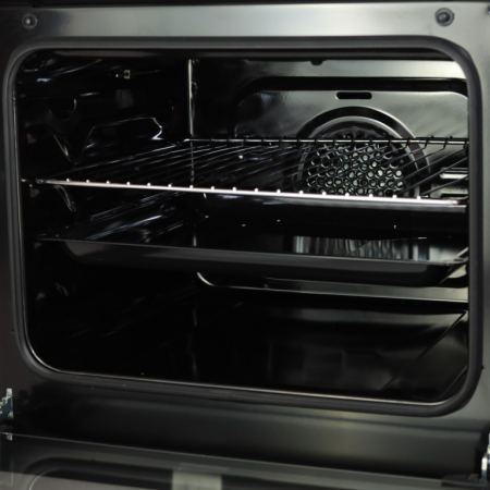 Aragaz electric / gaz Samus SM663AENS Inox, 4 arzatoare pe gaz, 1 arzator Wok, cuptor electric, 7 functii, grill, ventilator, aprindere electrica plita, timer digital, Argintiu [2]