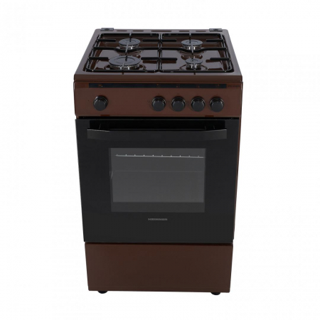 Aragaz Heinner HFSC-V50BRW, 4 arzatoare, Gaz, Dispozitiv de siguranta plita/cuptor, 50 cm, Maro [3]