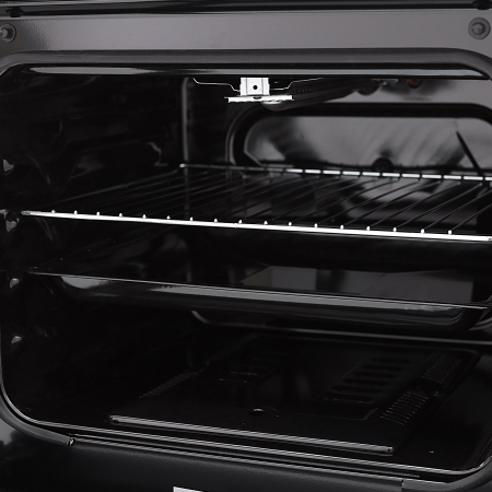 Aragaz pe gaz Samus SM667APGS Antracit, 4 arzatoare, 1 arzator Wok, aprindere electrica, grill, timer, lumina interioara, Antracit [5]