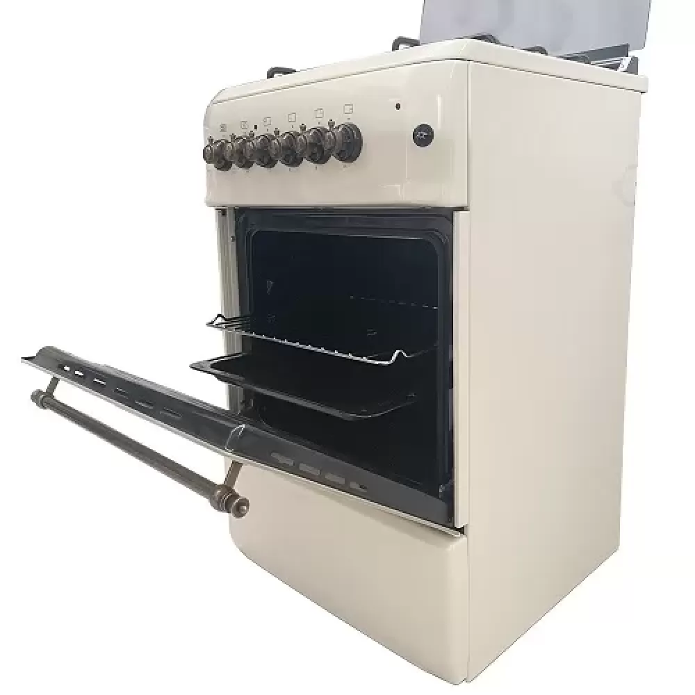 Aragaz rustic 3 arzatoare gaz, 1 arzator electric, Cuptor electric, 50x55cm, Studio Casa Firenze, FE50 553G, Aprindere electrica [5]