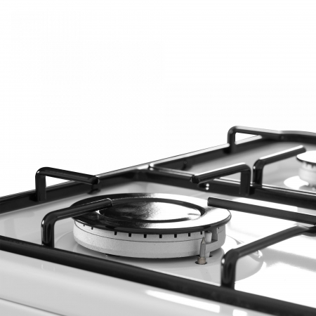 Aragaz Samus SM450APBS, 4 arzătoare, cuptor pe gaz 49L, aprindere electrică, lumină cuptor, 50x50 cm, alb, pentru utilizare cu butelie [3]