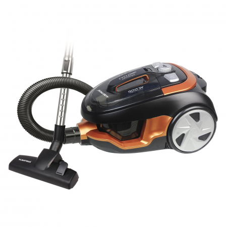 Aspiratoare uscat, umed si cenusa - Aspirator Albatros GOLDEN 91 ECO, Putere motor 900 W, Tip Cyclone, 2 filtre hepa, Capacitate recipient 2,5 litri, Negru/ Auriu