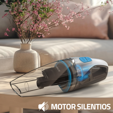 Aspirator de mana Samus Handy 7.4 Cordless fara fir Putere 50W 5 Kpa Umed uscat Filtru HEPA LED 0.7 kg [10]