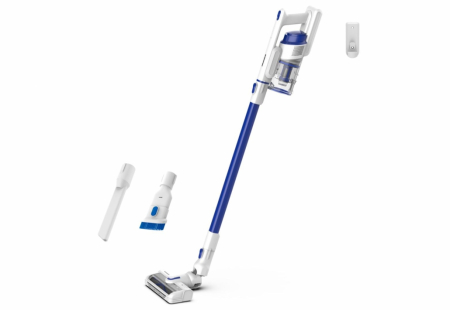 Aspirator Vertical 2 in 1 Heinner FastClean 140 HSVC-PDC140BL, Acumulator, 140 W, Recipient 0.5 L, Multi-Suprafete [1]