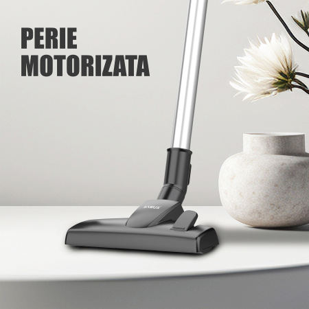 Aspirator vertical 2 in 1 Samus Sticky 60 Eco Gray 600W 16kPa Cyclonic Filtru HEPA Gri [10]