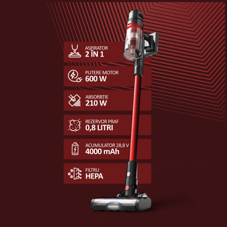 Aspirator vertical fara fir 2 in 1 Samus Hurricane Max Pro [7]