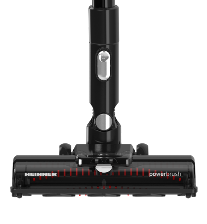 Aspirator vertical Heinner Brightfloor 200 HSVC-MBDB200OR, 200w, 3 viteze, Sistem multiciclonic, Filtru hepa, Perie electrica cu lumini LED, Negru/Rosu [2]