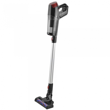 BRICOLAJ - Aspirator vertical Samus Shark Eco Power, ciclonic, aspirare uscata, pentru uz casnic si auto, filtru Hepa, perie electrica rotativa cu LED-uri frontale, tub fix din aluminiu, Negru