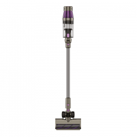 Aspirator vertical Samus Typhoon Ultra Power, ciclonic, pentru uz casnic si auto, filtru Hepa + inox, 0.65 litri, perie motorizata cu LED-uri, 4 trepte de putere, functie iSense, Mov [1]