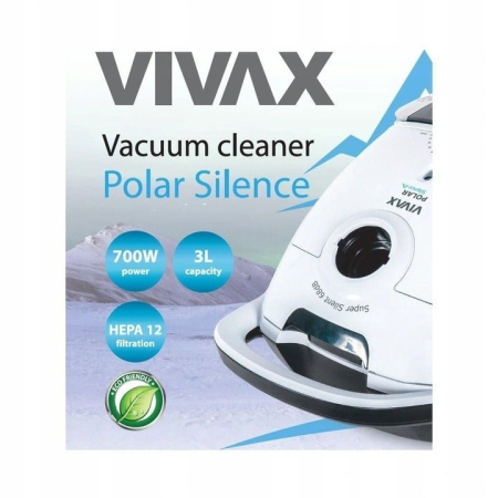 Aspirator Vivax VC-7004A, Filtru Hepa Polar, Motor Silencer, putere 700W, alb [2]