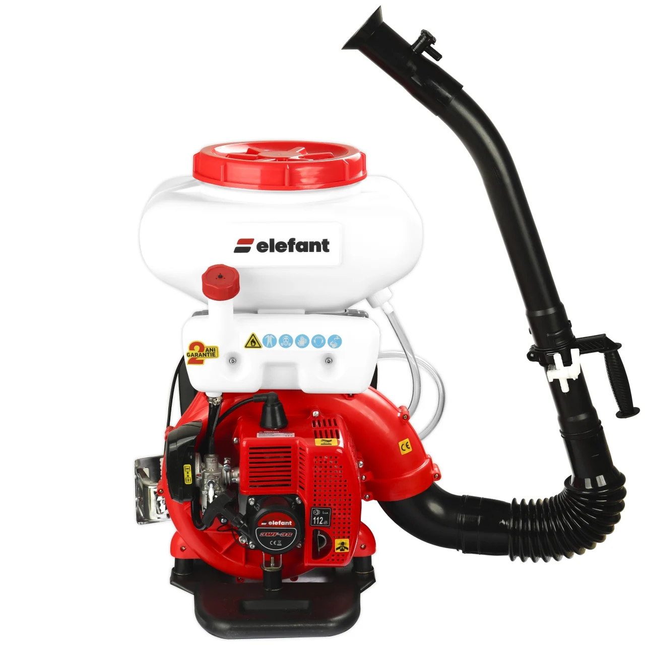 Pompe de stropit atomizoare - Atomizor Elefant 3WF-3S, 3.2 CP, 14 Litri, Motor benzina, Pompa Booster
