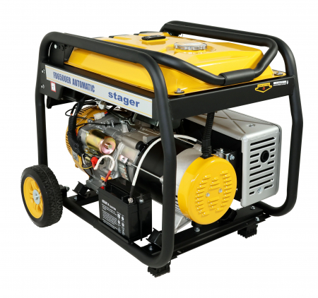 Automatic Generator open-frame 5.5kW, monofazat, benzina, pornire electrica Stager FD 6500ER [1]