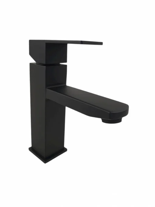 BUCATARIE - Baterie de bucatarie din otel inoxidabil MIXXUS, Culoare neagra, Monocomanda, Racorduri incluse