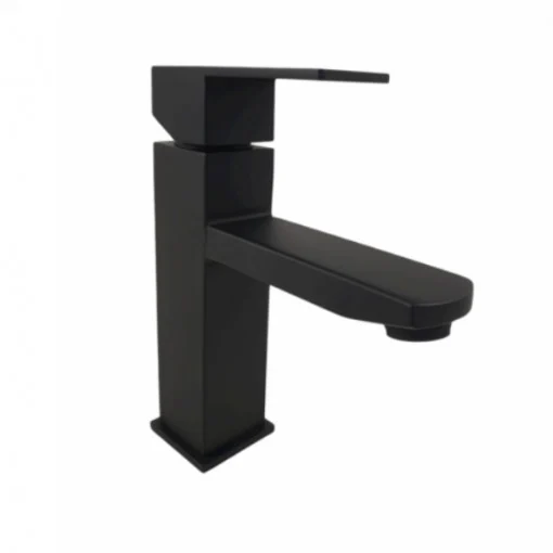 Baterie de bucatarie din otel inoxidabil MIXXUS, Culoare neagra, Monocomanda, Racorduri incluse [3]