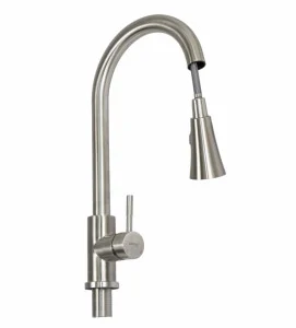 BUCATARIE - Baterie de bucatarie din otel inoxidabil MIXXUS, Monocomanda, Racorduri incluse