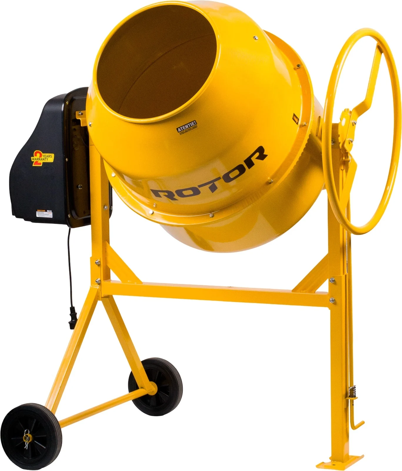 Betoniere - Betonieră profesionala ROTOR RB230, capacitate 230L, putere 1200 W, rotatii 29.5 rpm, coroana din fonta