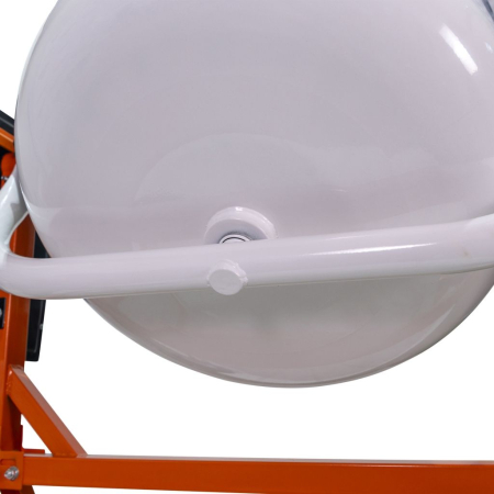 Betonieră RURIS BETALUX 1600X, Motor Electric 950 W, Cuva 160 L, 29.5 rotații/min, Grosime cuvă 1.2–1.8 mm, Pedală de picior, IP44, Roți 8” [7]
