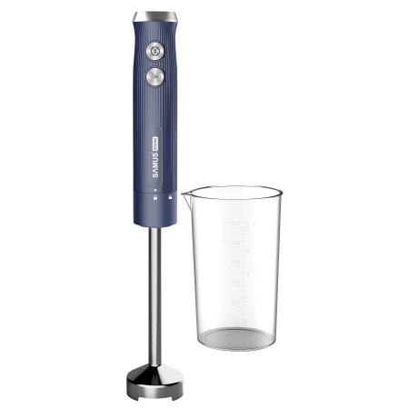 BUCATARIE - Blender Samus SB800 Blue, 800 W, Turatie reglabila plus functie Pulse, pahar 600 ml, Albastru