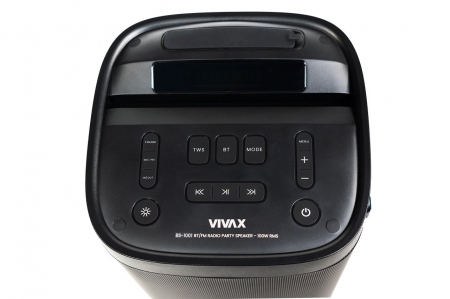 Boxa portabila BS-1001, Vivax, 100W, 40Hz-18kHz, RGB, Bluetooth, Negru [6]