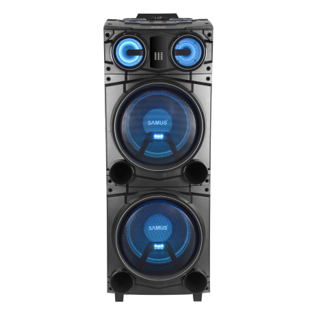 Boxa portabila Samus Fiesta 12, 1000 W, Display digital, FM Radio,  MP4, DVD, TV, PC, USB [3]